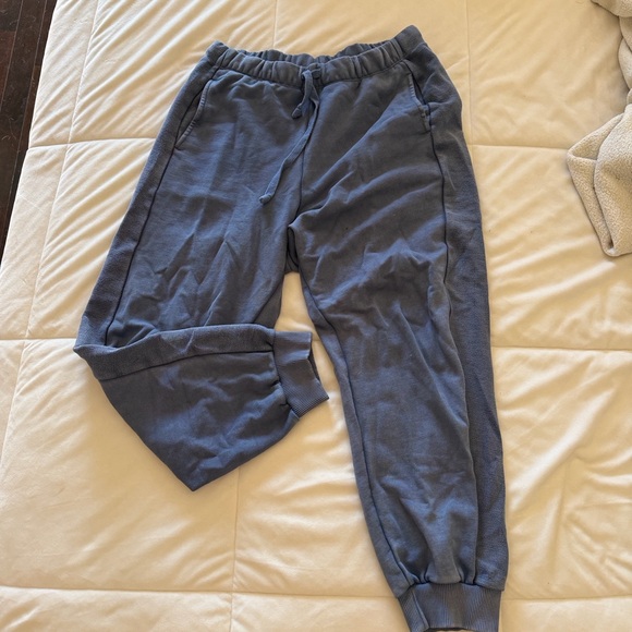 Aerie Soft Blue Casual Pants - Picture 3 of 3
